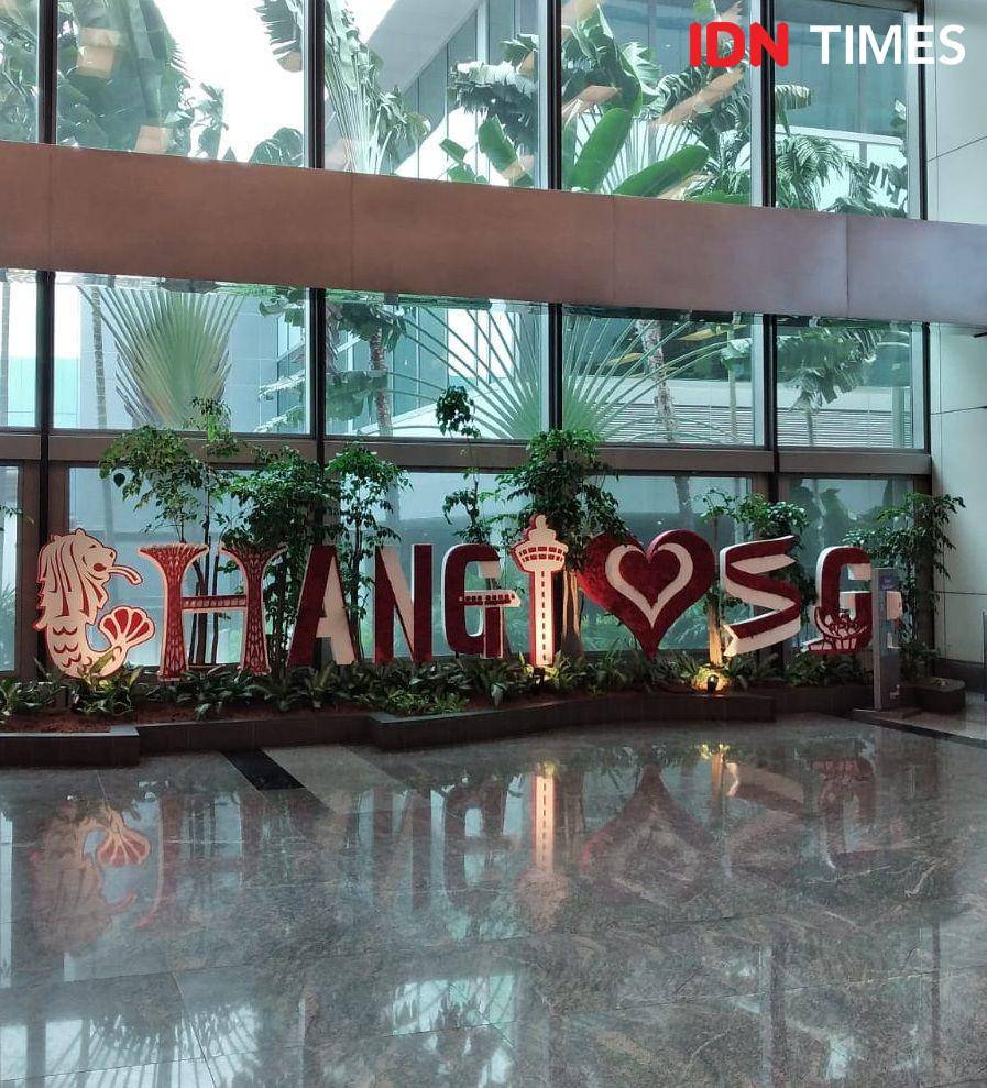 Bandara Changi, Singapura (IDN Times/Dhiya Awlia Azzahra)