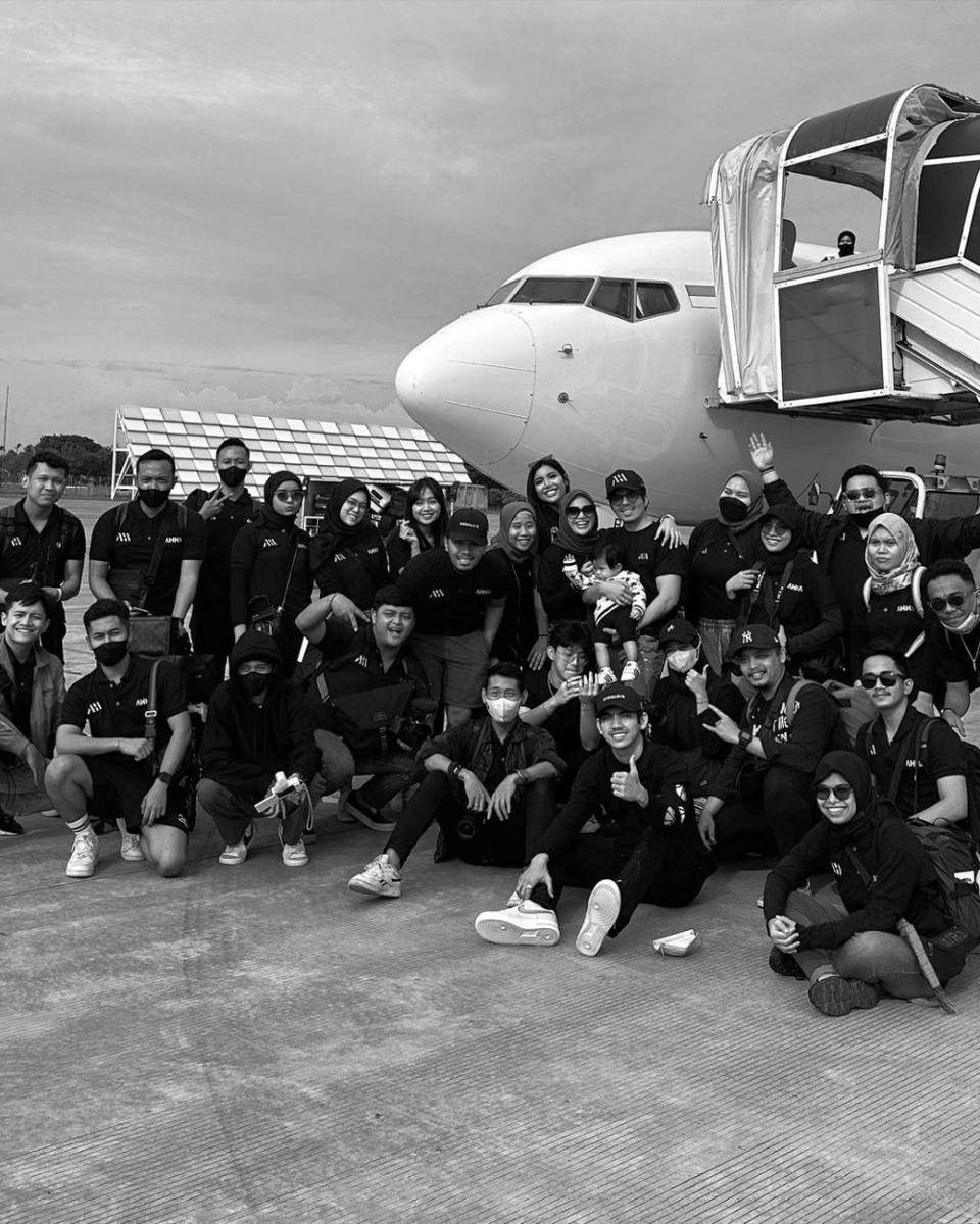 potret Atta Halilintar dan tim (instagram.com/attahalilintar)