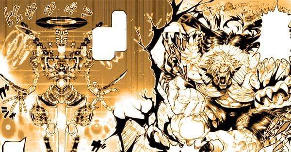 Robot dan Iblis Kiva memulai pertarungan ( Dok. Kodansha / Versus )