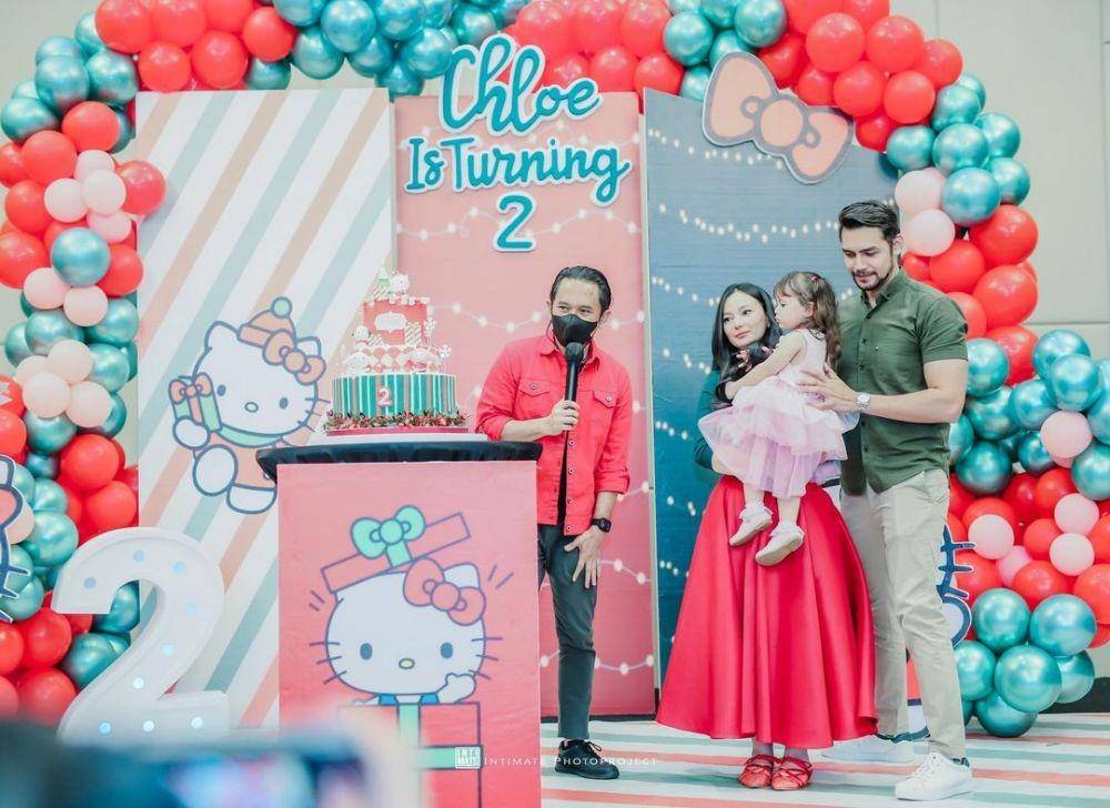acara ulang tahun kedua Chloe (instagram.com/asmirandah89)