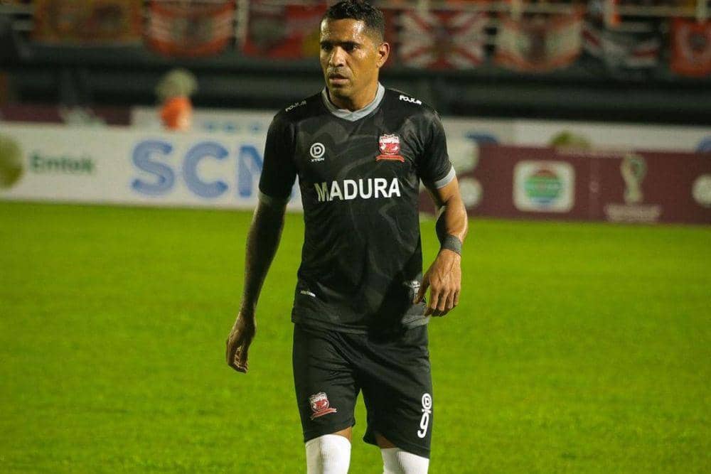 Alberto Goncalves sebagai salah satu mesin gol Madura United di Liga 1 2022/2023. (instagram.com/maduraunited.fc)
