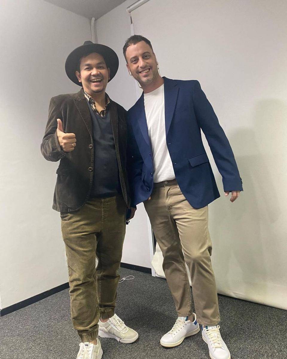 Potret OOTD kasual ala Indra Bekti (instagram.com/indrabekti)