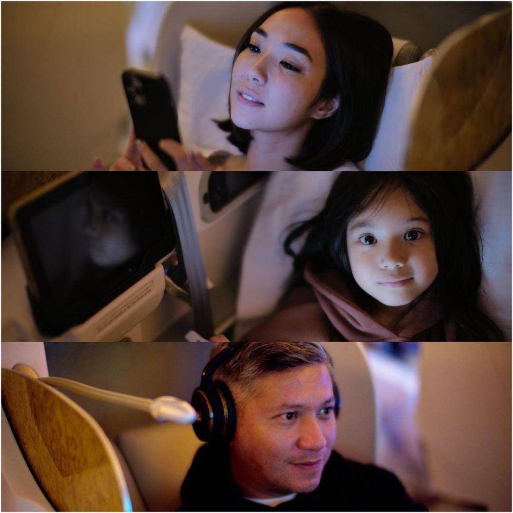 potret liburan Gading, Gisel, dan Gempita di London (instagram.com/gadiiing)
