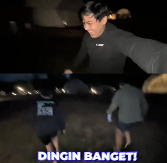 Momen Jerome Polin dan Waseda boys glamping di Gunung Fuji (youtube.com/@nihongomantappu)