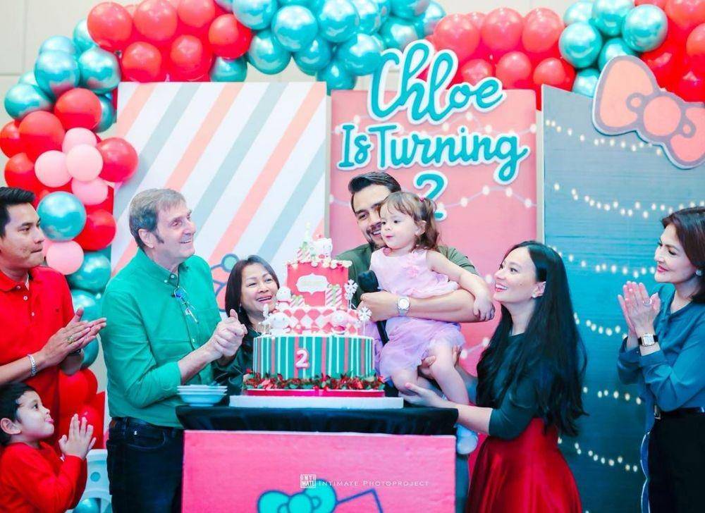 acara ulang tahun kedua Chloe (instagram.com/asmirandah89)