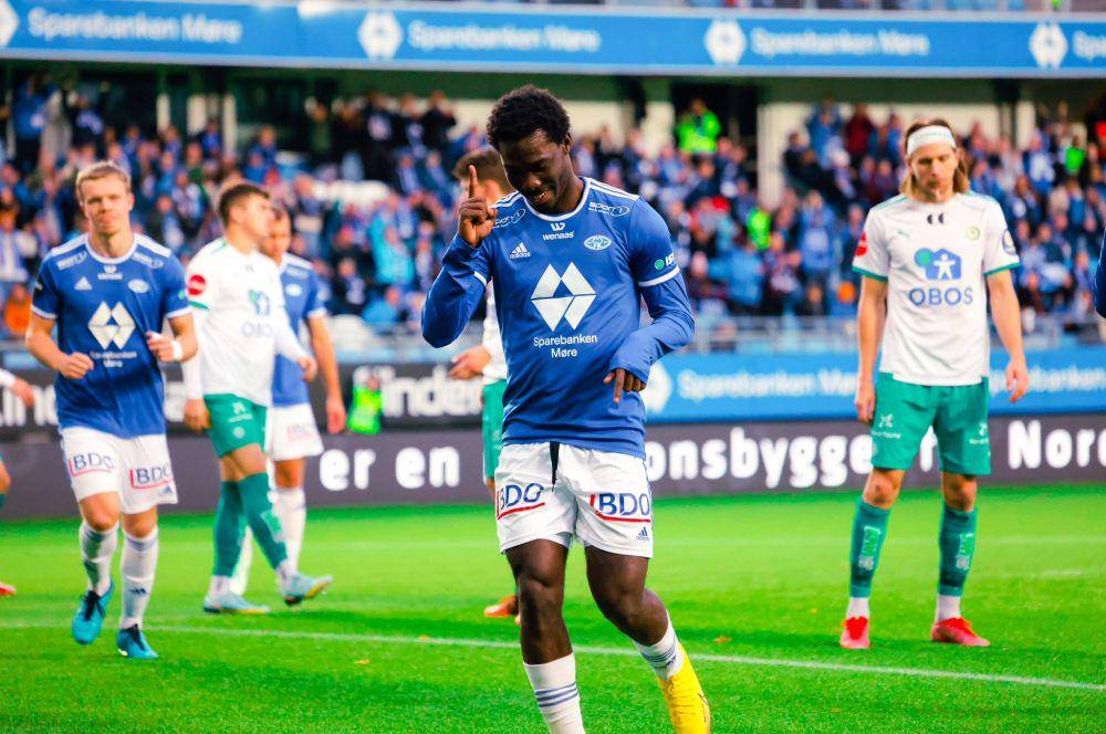 Datro Fofana tampil memukau bersama Molde. (twitter.com/Molde_FK)