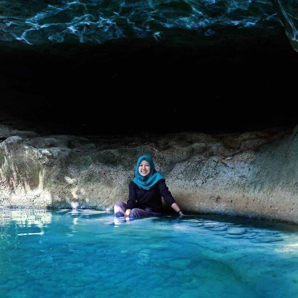 Pengunjung di Kali Jambean (Instagram/tulungagungtourism)