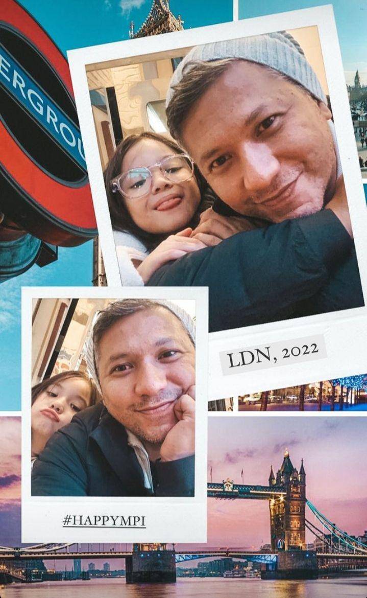potret liburan Gading, Gisel, dan Gempita di London (instagram.com/gadiiing)