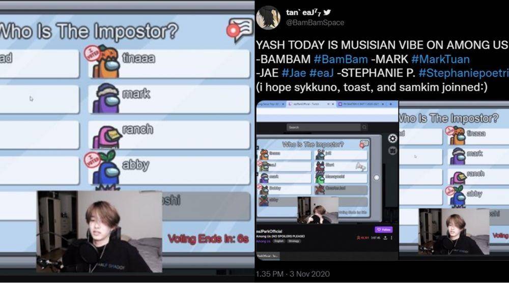 potret kedekatan Stephanie Poetri dengan idol Korea (twitter.com/BamBamSpace)