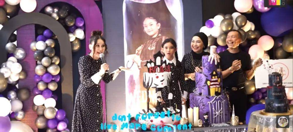 Ulang tahun ke-9 Bilqis (YouTube.com/Qiss You TV/)