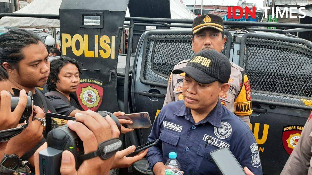 Kepala Bidang Fisika Digital Forensik Labfor Polda, Kompol Wiji Purnomo. (Dahrul Amri/IDN Times Sulsel)