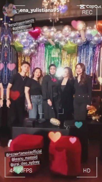 potret ulang tahun Angelina Sondakh (instagram.com/ena_yulistiana95)