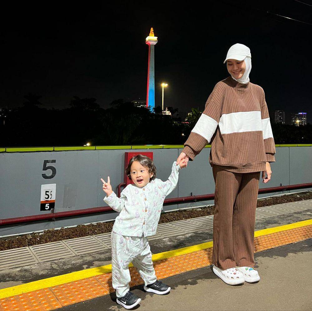 momen Zaskia Adya Mecca dan Kama (instagram.com/zaskiadyamecca)