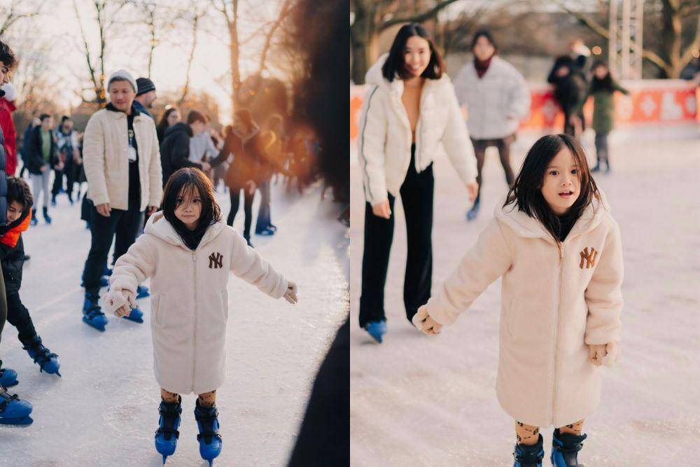 Gempita Nora Marten main ice skating di London bersama Gading dan Gisel (instagram.com/gisel_la)