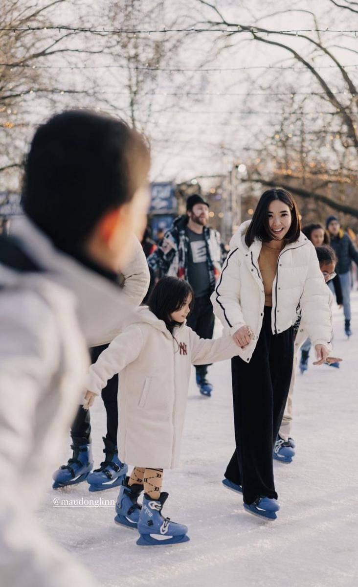 Gempita Nora Marten main ice skating di London bersama Gading dan Gisel (instagram.com/gisel_la)