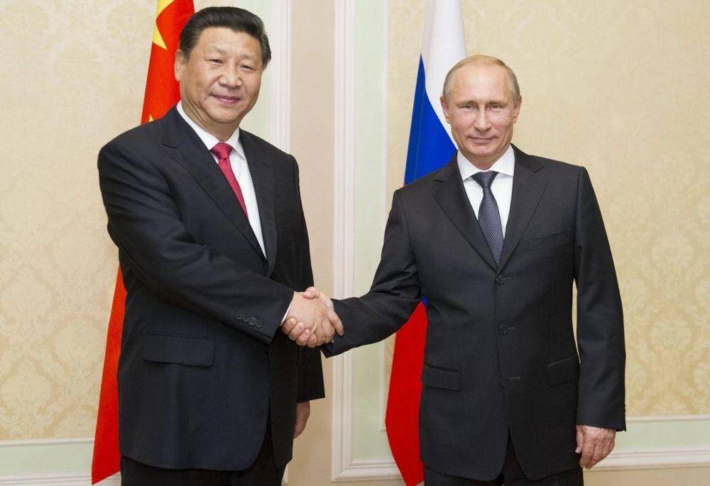 Xi Jinping dan Vladimir Putin (Twitter.com/Посольство в Китае / Russian Embassy in China)