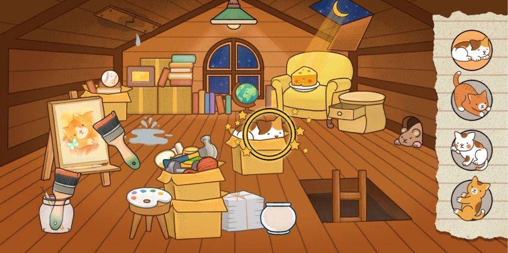 game hidden object (play.google.com/Find Hidden Cats—Detective Mio)