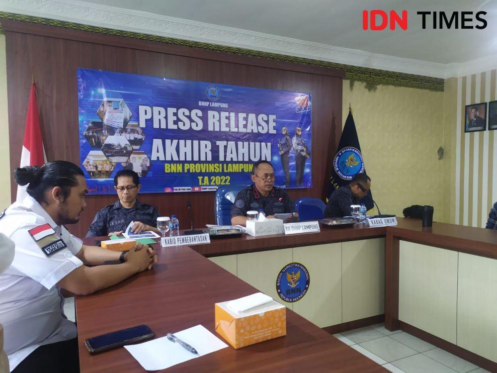 904 Desa di Lampung Masuk Kategori Kawasan Rawan Narkoba Selama 2022