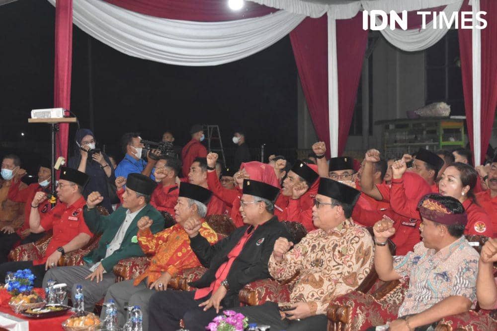 Refleksi Akhir Tahun 2022 DPD PDI Perjuangan Provinsi Lampung. (IDN Times/Tama Yudha Wiguna).