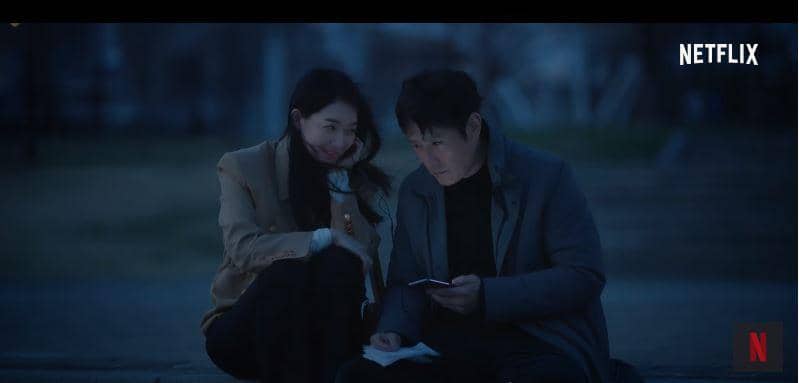 Lee Byung Hun dan Shin Min Ah di Our Blues (dok. NetflixIndonesia/Our Blues | Trailer Resmi)