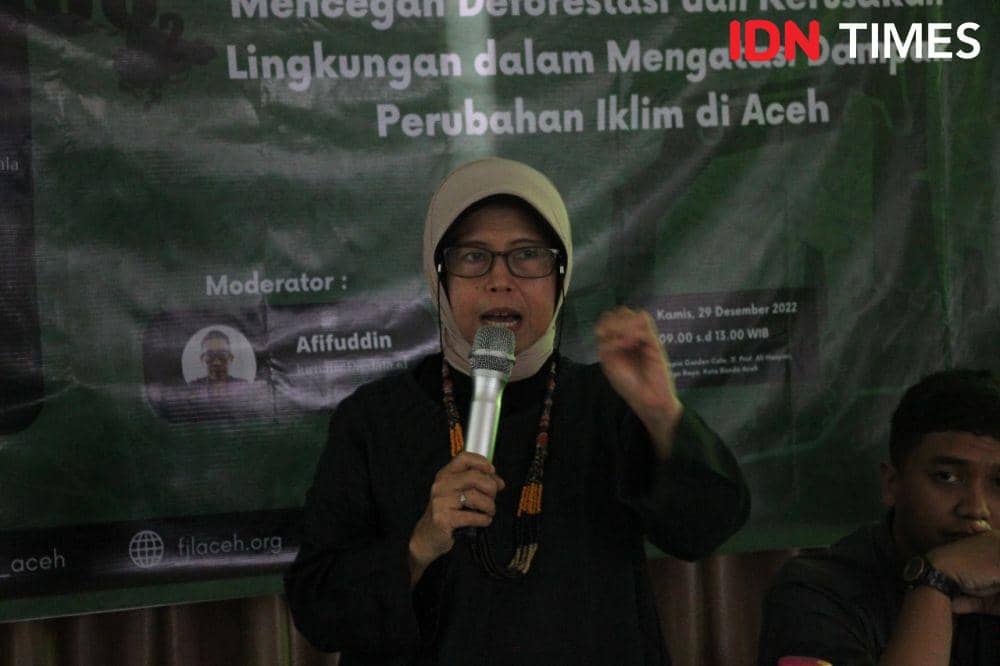Kepala Pusat Riset Perubahan Iklim Universitas Syiah Kuala (USK), Suraiya Kamaruzzaman. (Dokumentasi FJL Aceh untuk IDN Times)