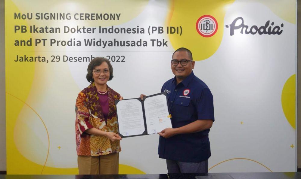 Prodia Bangun Kerjasama dengan PB IDI, Promosi Paradigma Kesehatan
