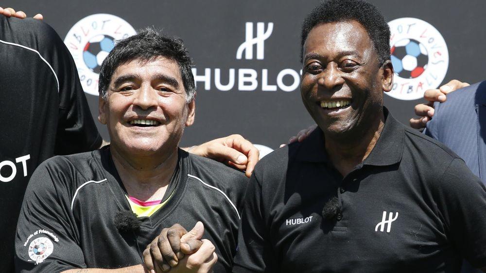 Ketika Maradona dan Pele Saling Klaim Siapa Lebih Jago