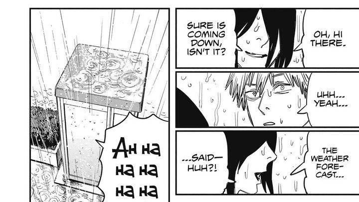 Denji bertemu dengan Reze. (dok. Shueisha/Chainsaw Man)