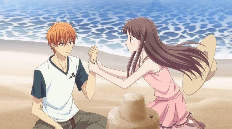 potret Kyo Sohma dan Tohru Honda (dok. TV Tokyo/Fruits Basket)