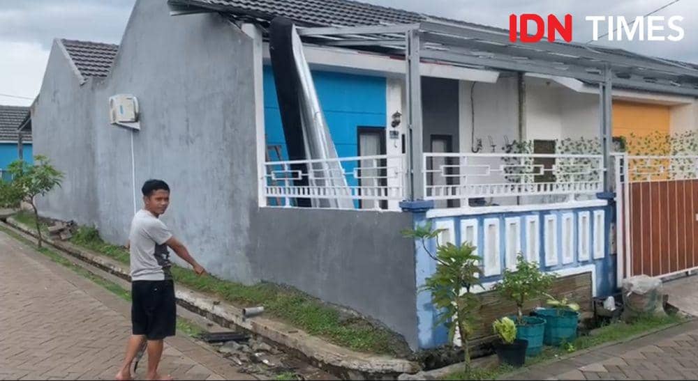 Rumah Warga di Maja Lebak Rusak Diterpa Hujan dan Angin Kencang