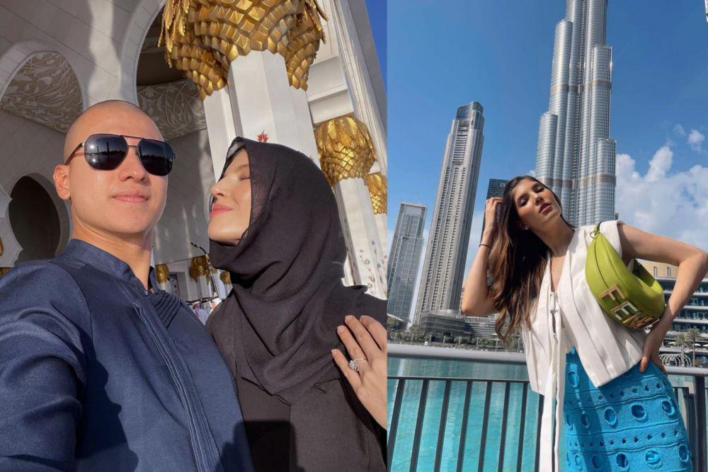 10 Potret Liburan Mikaila Patritz ke Dubai dan Abu Dhabi, Babymoon!