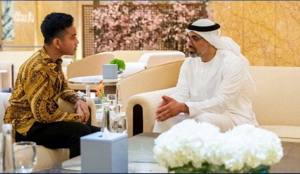 Kunjugan Gibran ke Abu Dhabi. Instagram @wamnews
