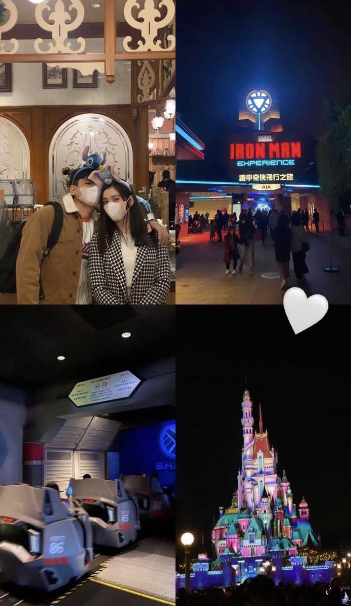 kolase potret Ranty Maria dan Rayn Wijaya rayakan tahun baru di Hongkong (instagram.com/laura_theux)
