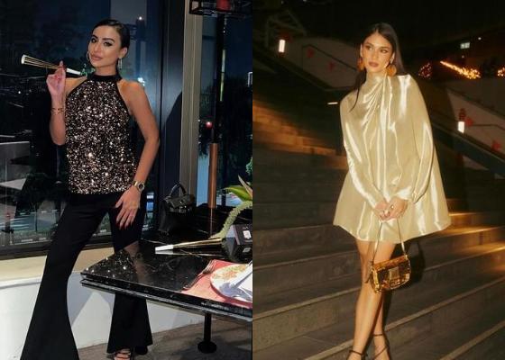 9 Potret Beauty Queen Rayakan Malam Pergantian Tahun Baru, Meriah!
