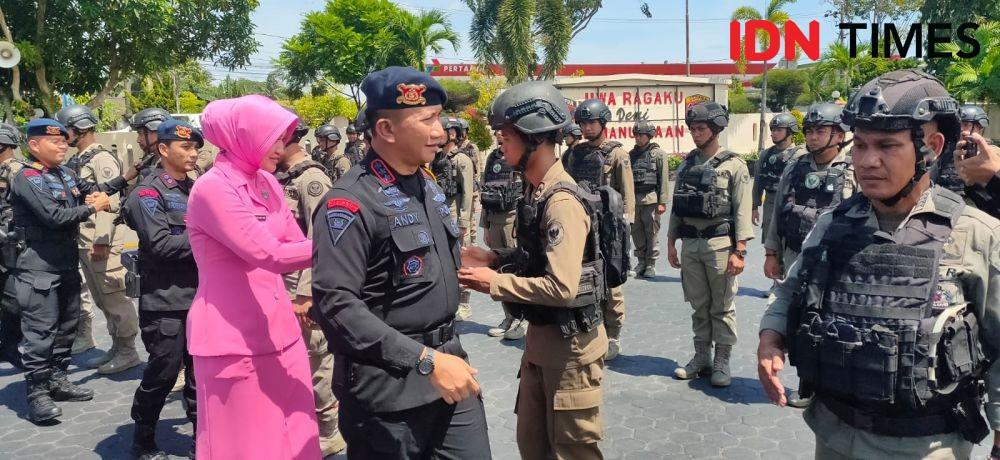 Brimob Polda Kaltim Tiba di Balikpapan setelah Tugas di Poso dan Papua