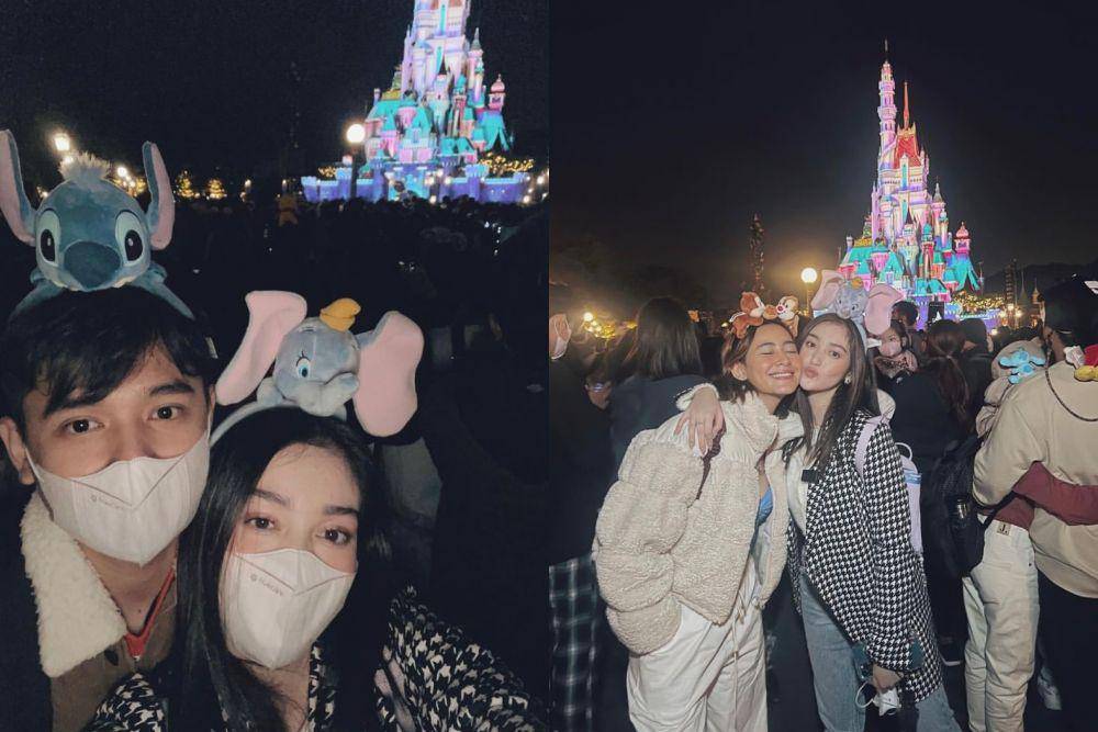kolase potret Ranty Maria dan Rayn Wijaya rayakan tahun baru di Hongkong (instagram.com/rantymaria)