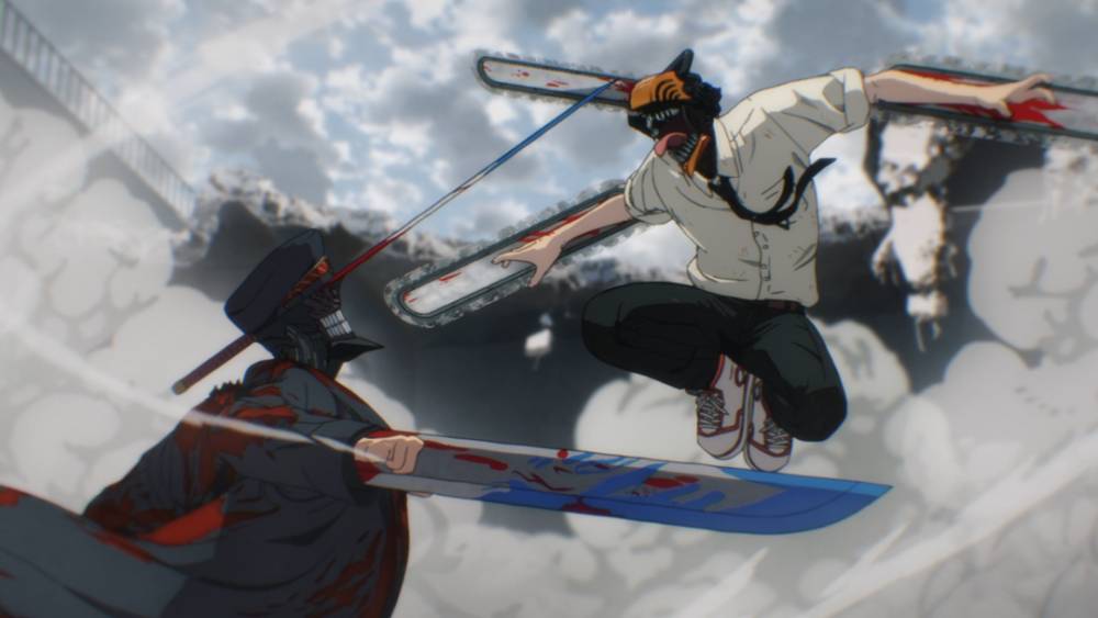 Denji vs. Katana Man (dok. MAPPA/Chainsaw Man)