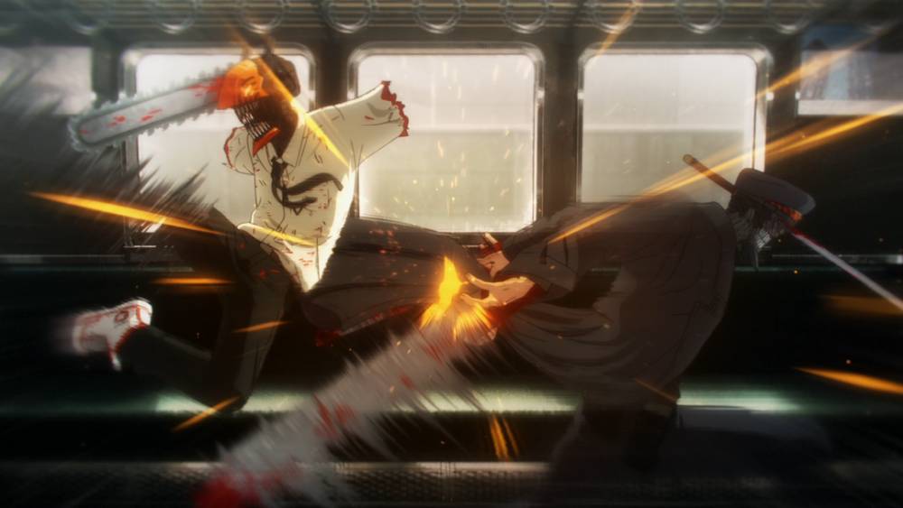 Denji vs. Katana Man (dok. MAPPA/Chainsaw Man)