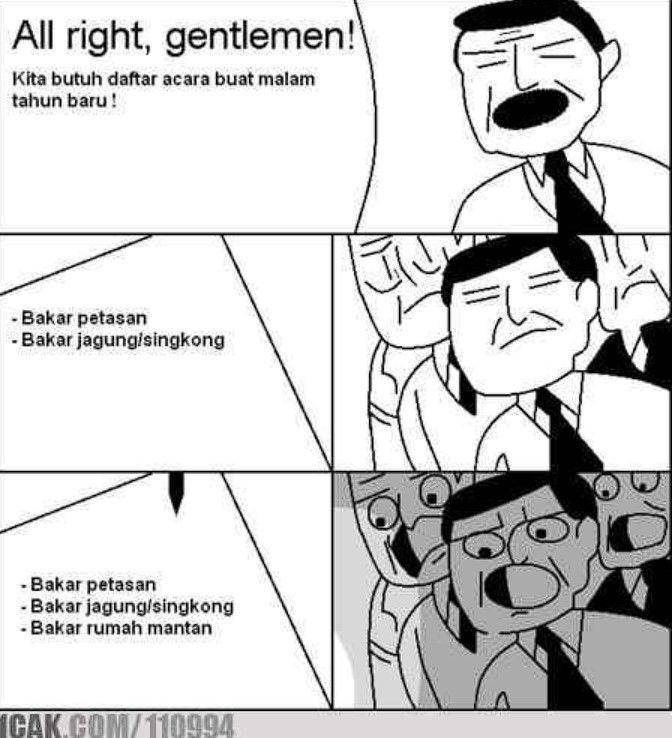 meme malam tahun baru gak ngapa-ngapain (1cak.com)