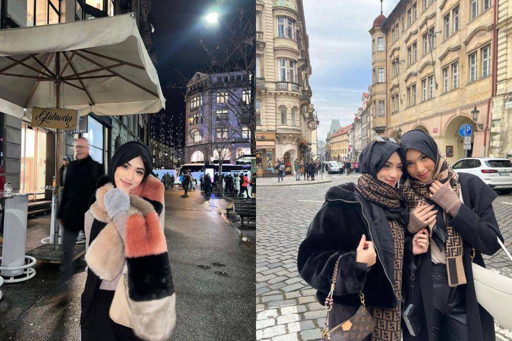 Shirin Al Athrus liburan keliling benua Eropa (instagram.com/shireeenz)
