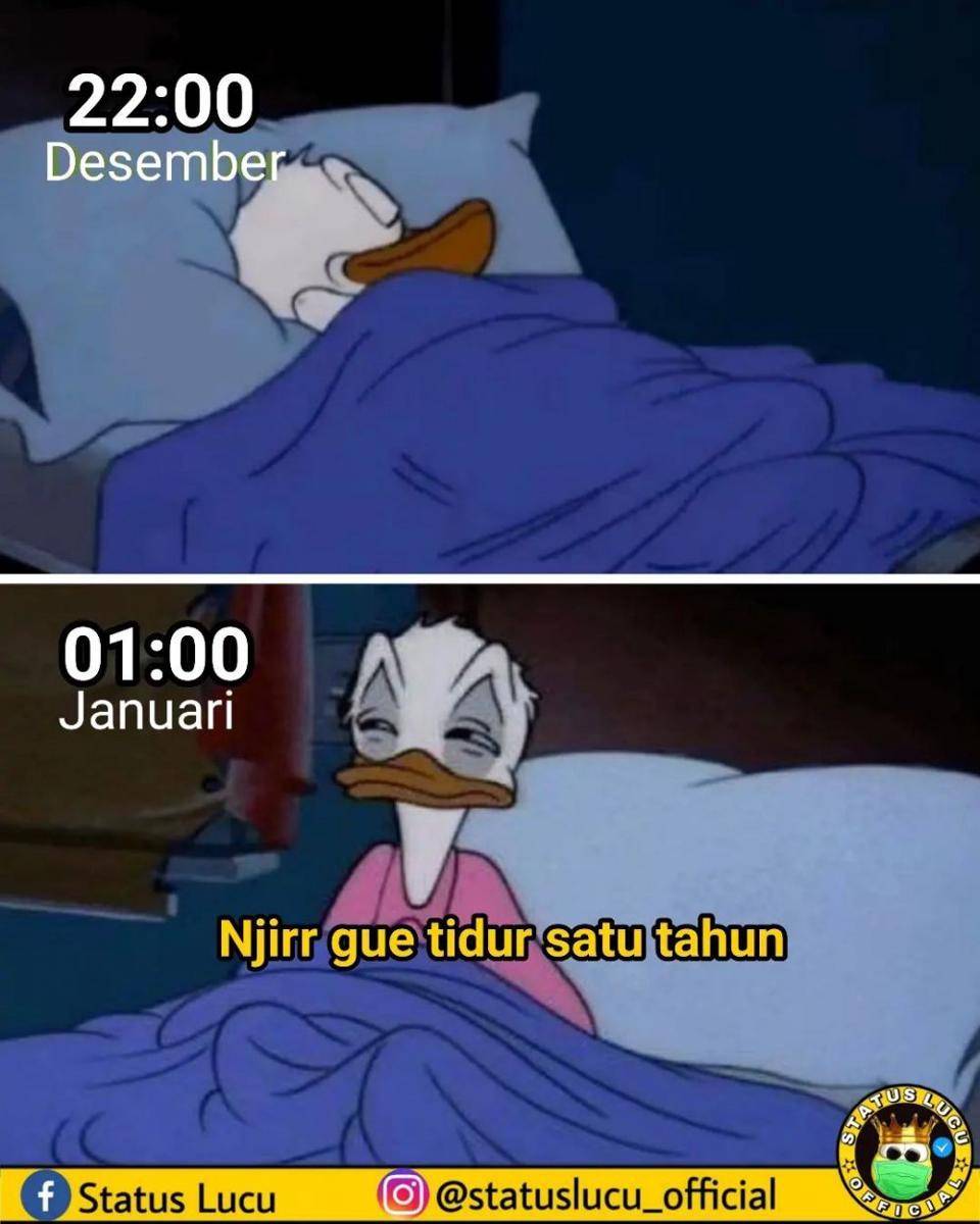meme malam tahun baru gak ngapa-ngapain (instagram.com/statuslucu_official)
