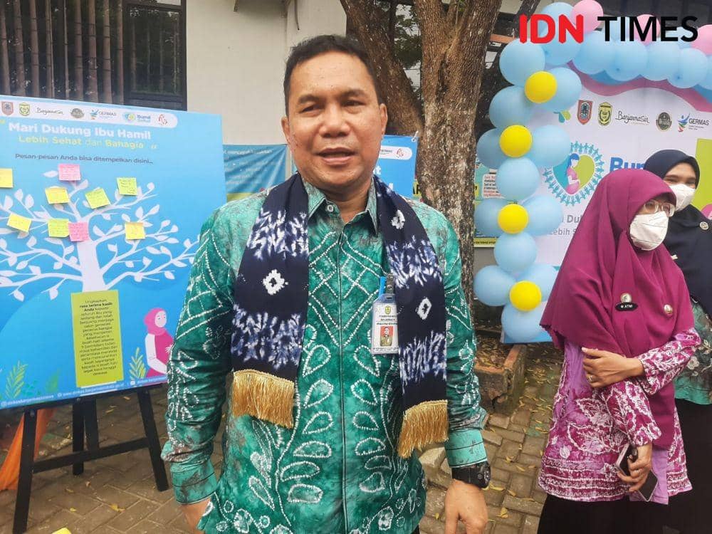 Kepala Dinas Kesehatan (Dinkes) Banjarmasin Kalimantan Selatan M Ramadhan, Senin (2/1/2022). (IDN Times/Hamdani)