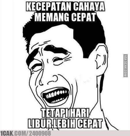 meme belum puas liburan (1cak.com)