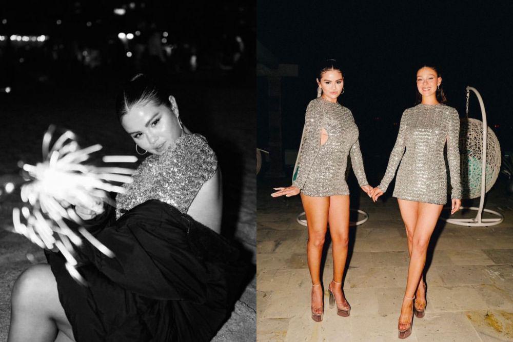 10 Potret Selena Gomez dan Nicola Peltz, Rayakan Tahun Baru Bersama!
