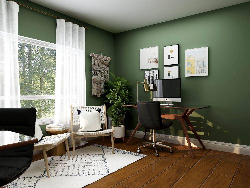 inspirasi dekorasi ruang kerja di rumah (unsplash.com/Collov Home Design)