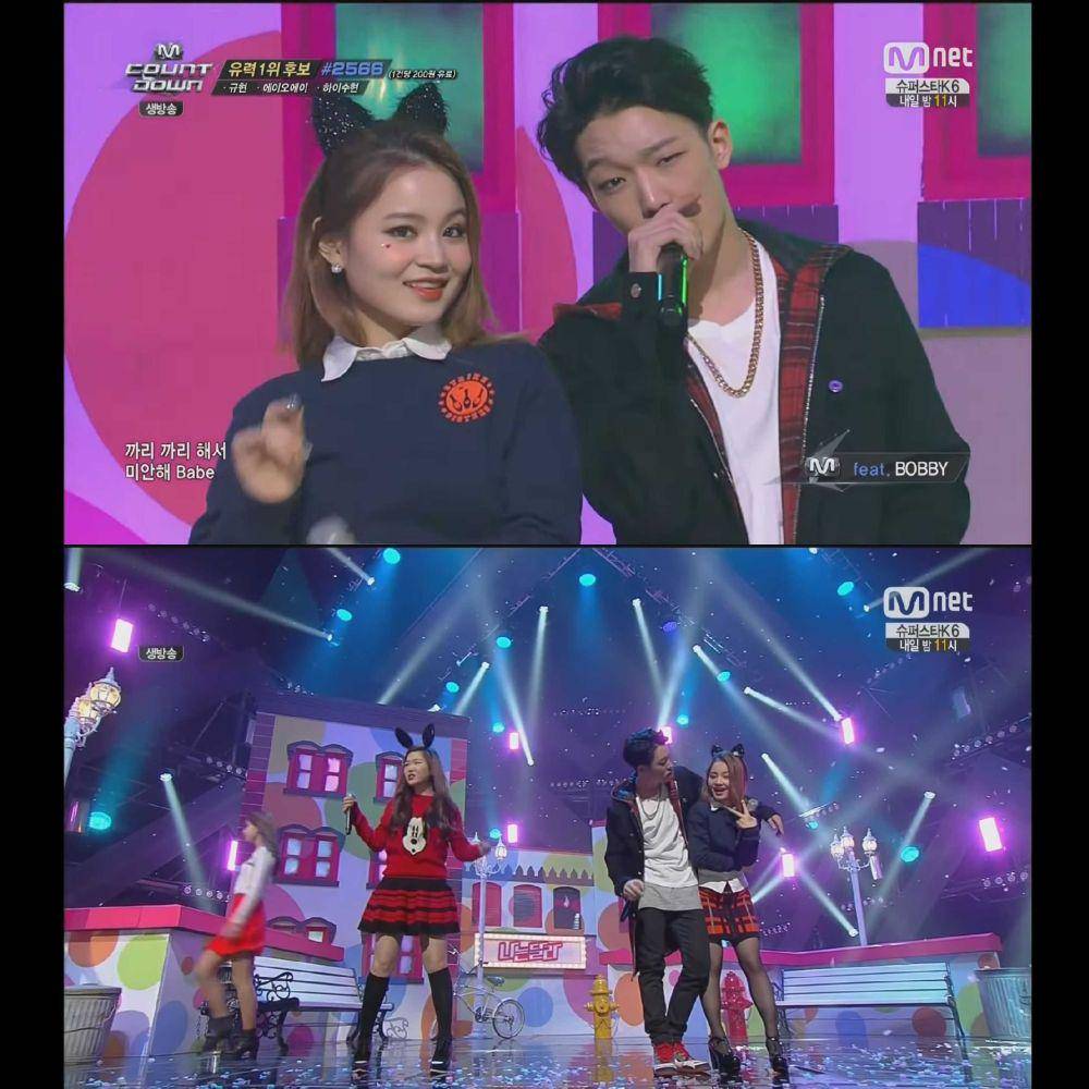 Bobby iKON dan Hi Suhyun (youtube.com/YG ENTERTAINMENT)