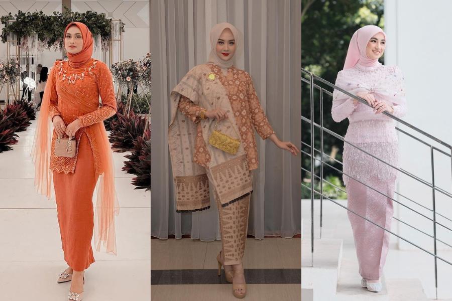 9 Kebaya Hijab Berwarna Cerah dengan Gaya Terkini untuk Kondangan