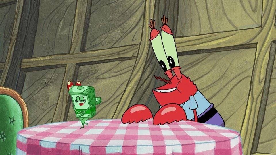 Tuan Krab dan Cashina (dok. Nickelodeon/SpongeBob SquarePants)