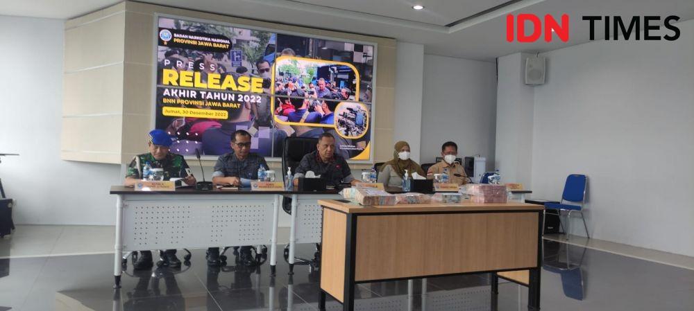 BNN Jabar Ungkap 51 Kasus Narkotika Sepanjang 2022