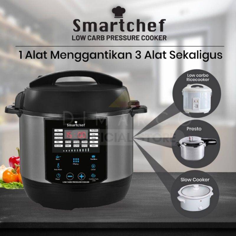 ilustrasi Smartchef Rice Cooker Low Carbo Pressure Slow (dok. Dimarco)